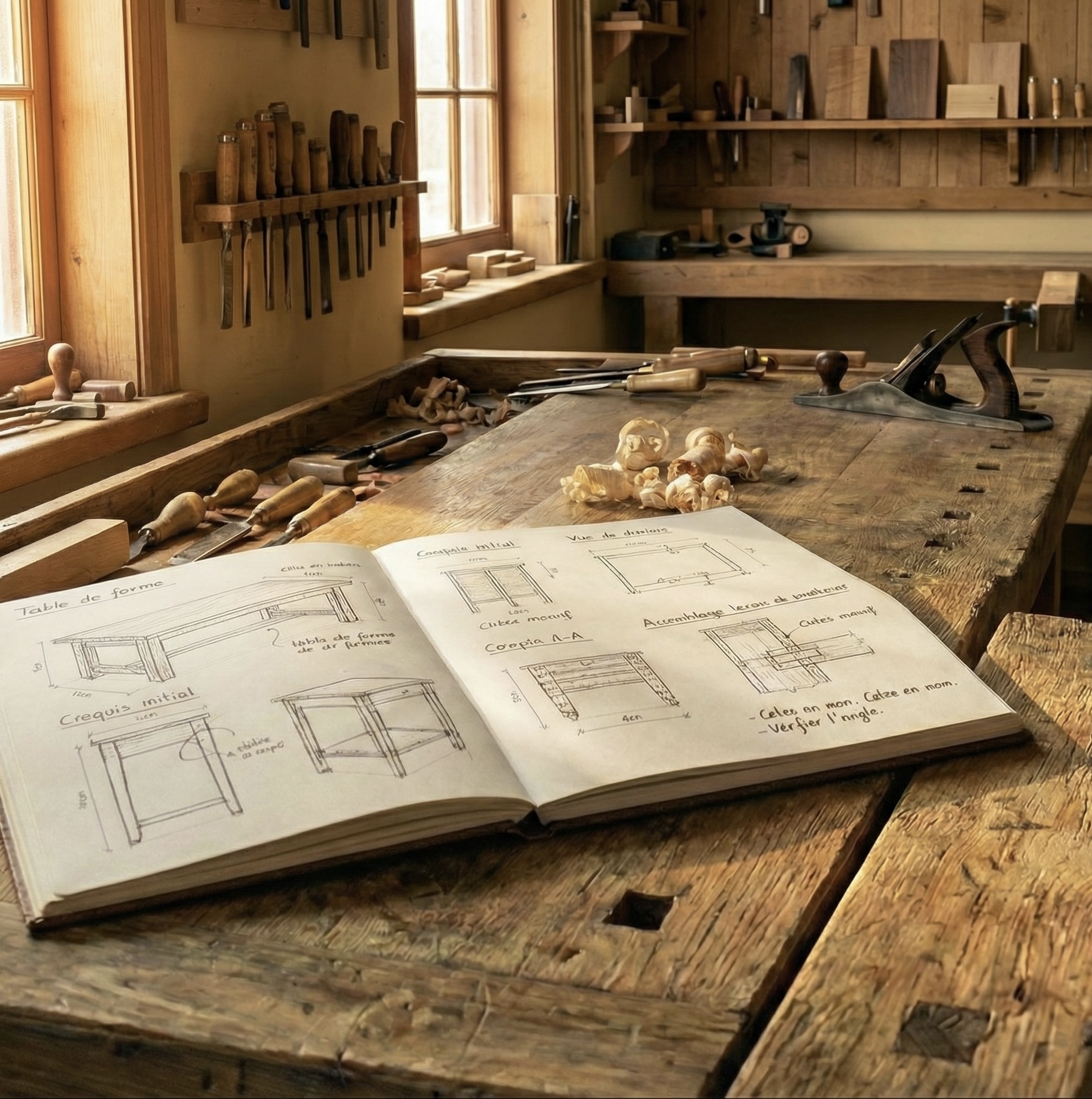 Landry Fièvre, artisan menuisier