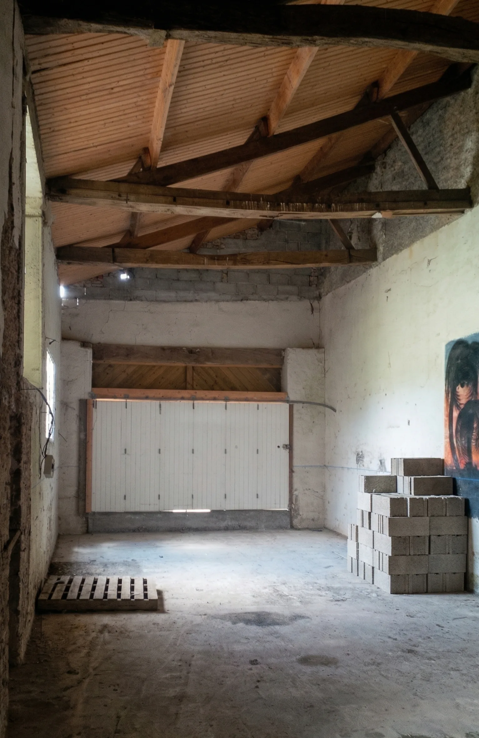 Création d’un plancher bois dans un bâtiment ancien (Menuiserie intérieure) avant intervention